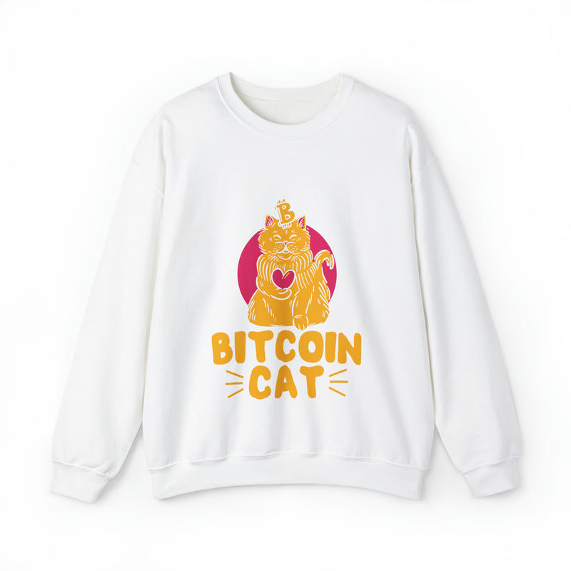 Bitcoin Cat Unisex™ Crewneck Sweatshirt