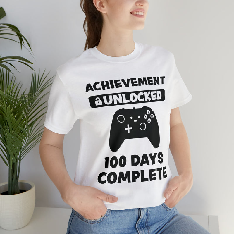 Achievement Unlocked 100 Day complete  Unisex™  Tee