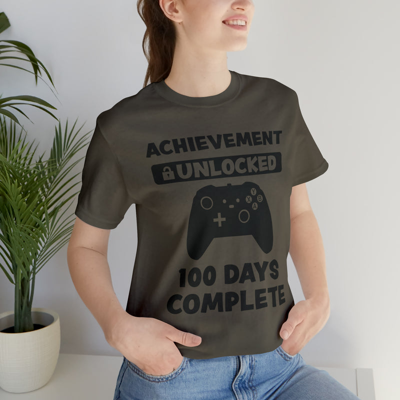 Achievement Unlocked 100 Day complete  Unisex™  Tee