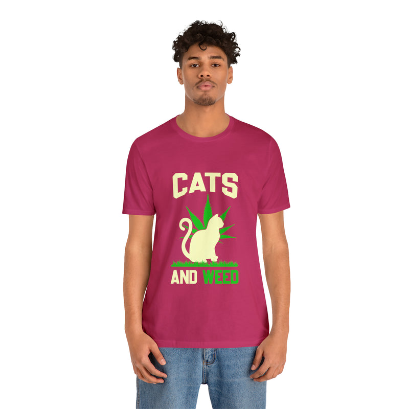 Cats And Weed Unisex™  Tee