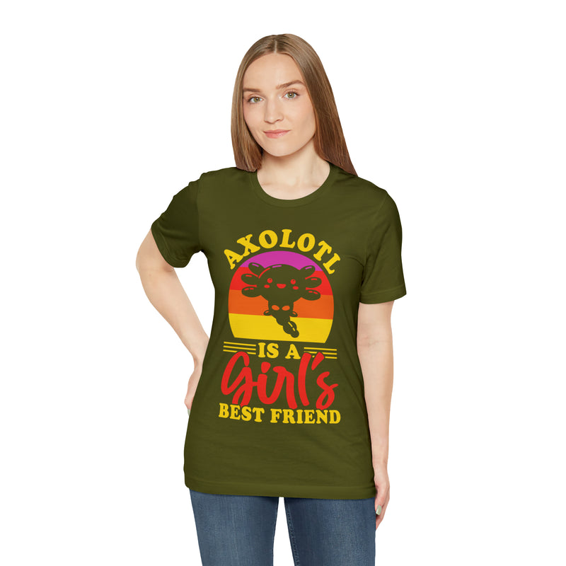 Axolotl Girls Bestfriend Unisex™ Tee