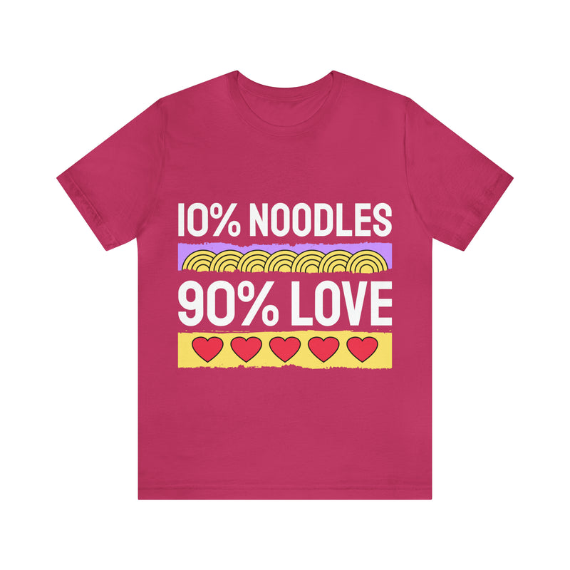 100% Noodles 90% Love Unisex™ Tee