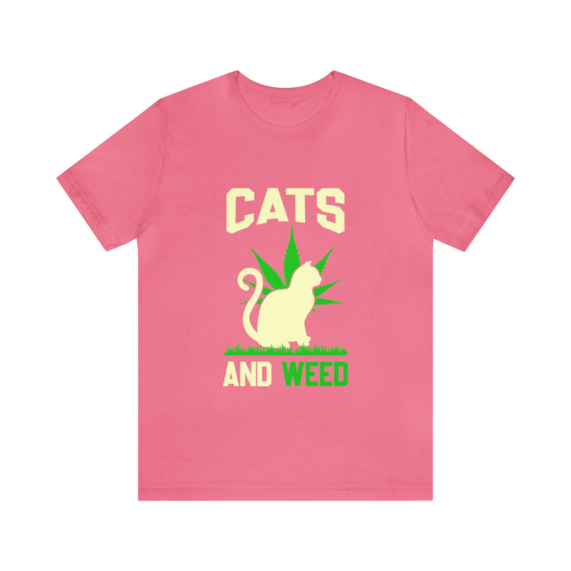 Cats And Weed Unisex™  Tee