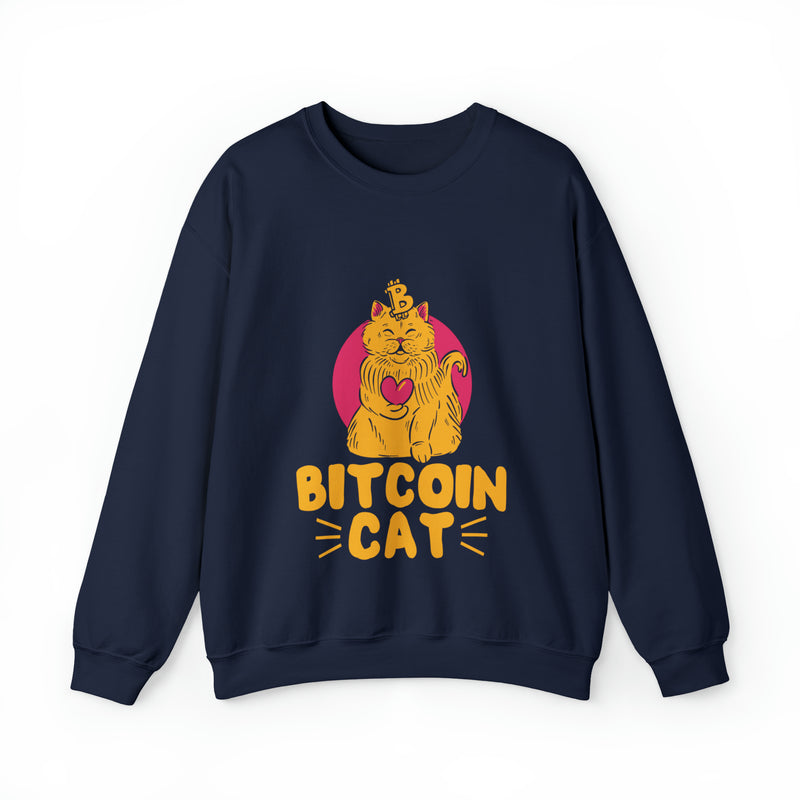 Bitcoin Cat Unisex™ Crewneck Sweatshirt