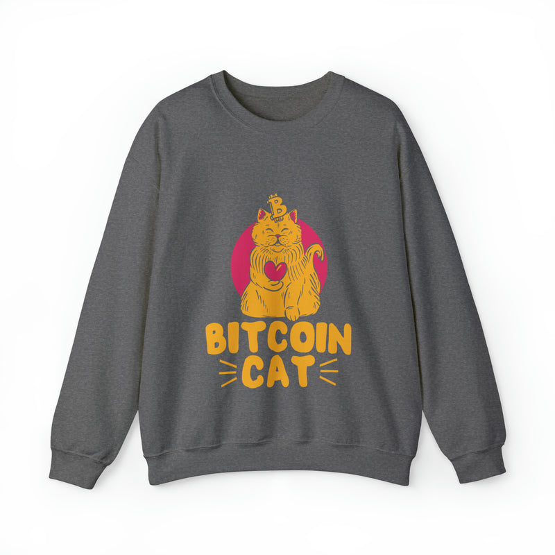 Bitcoin Cat Unisex™ Crewneck Sweatshirt