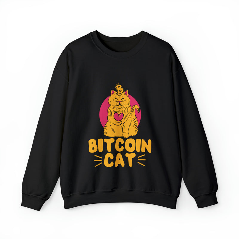 Bitcoin Cat Unisex™ Crewneck Sweatshirt