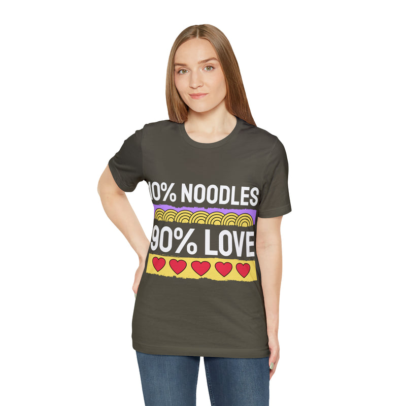 100% Noodles 90% Love Unisex™ Tee