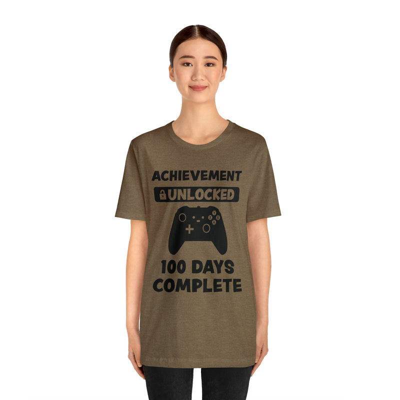 Achievement Unlocked 100 Day complete  Unisex™  Tee