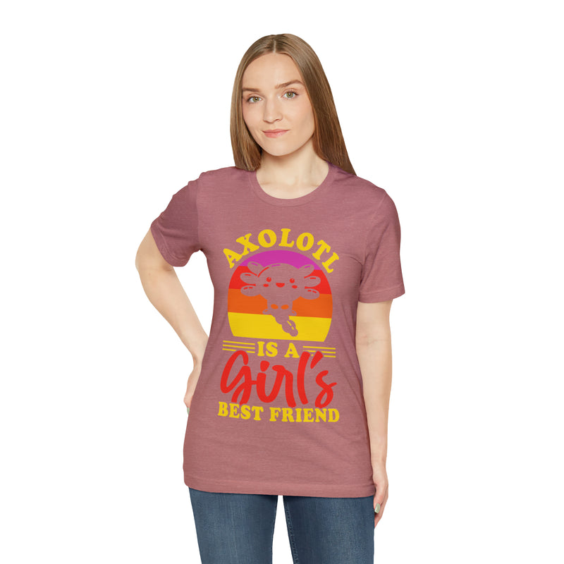 Axolotl Girls Bestfriend Unisex™ Tee