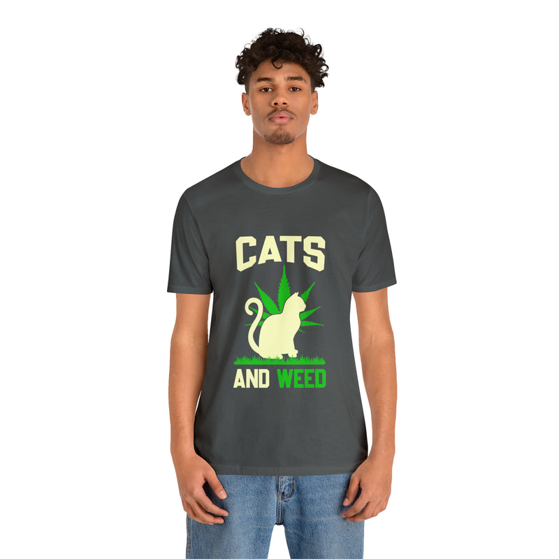 Cats And Weed Unisex™  Tee