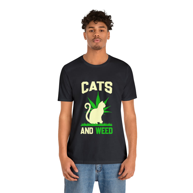 Cats And Weed Unisex™  Tee