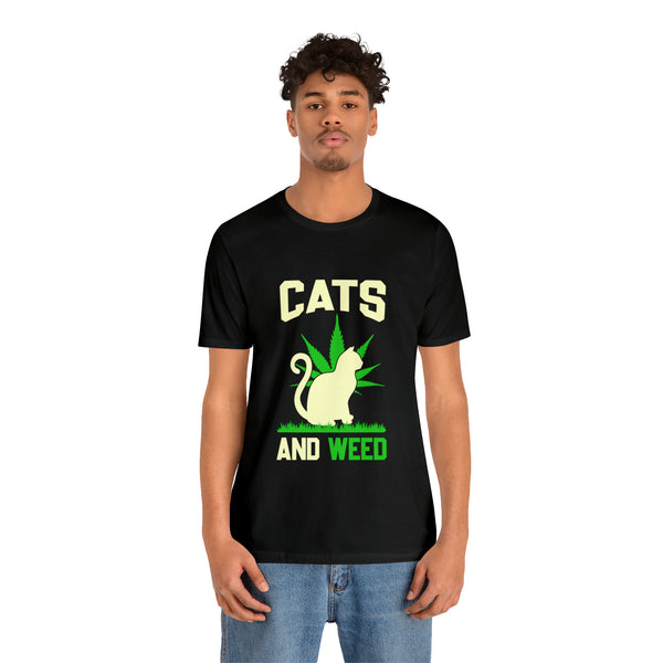 Cats And Weed Unisex™  Tee