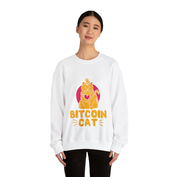 Bitcoin Cat Unisex™ Crewneck Sweatshirt